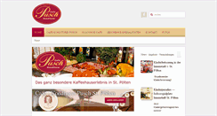 Desktop Screenshot of cafe-pusch.at